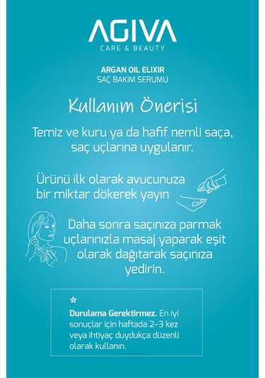 Argan İçerikli Saç Bakım Yağı-100ml