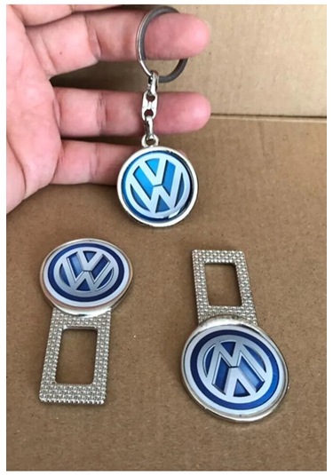 Volkswagen Uyumlu Ses Susturucu Metal Toka 1 Çift Ve 1 Adet Anaht