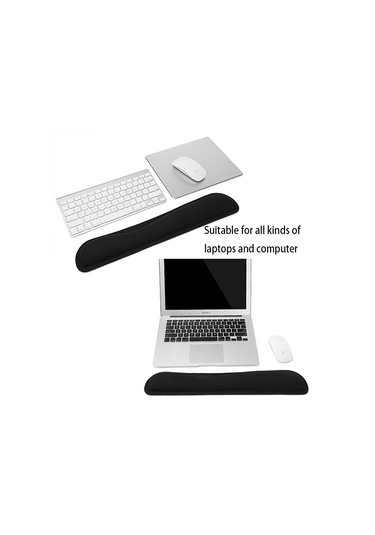 Bilek Desteği Mouse Pad Klavye Bilek Desteği Seti Hafızalı,siyah