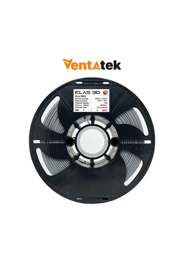 Elas 3d Gri Pla Pro Filament - 1.75mm - 1 Kg