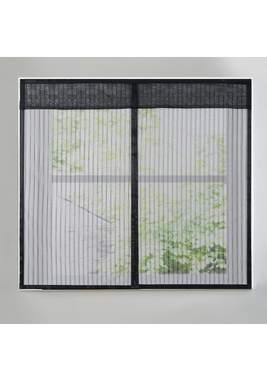 Kendinden Yapışkanlı Pratik Kullanışlı Ev Tipi Pencere Sineklği Siyah 110 150cm