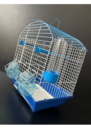Çotanaklar Kafes Çift Kapılı Orta Boy Kuş Kafesi 38 x 30 x 23 CM