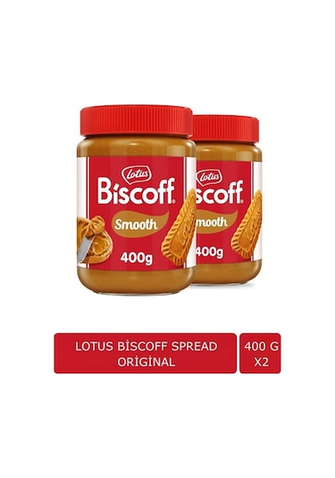 Biscoff Creamy Sürülebilir Krem 400 G X2 Karamelize Bisküvi Lezzetli Set