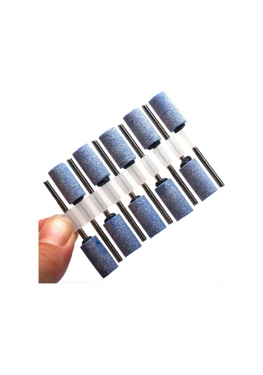 10 Adet Elmas Freze Kesicisi Tırnak Matkap Ucu Elektrikli Manikür Makinesi Tırnak Eti Temiz Dosyaları Ekipman Aksesuarları Araçları Kraliyet Mavi