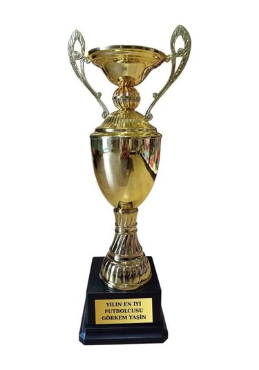 Kişiye Özel Kupa - Büyük Boy Ödül Kupası - Büyük Boy Kupa 50 Cm Altın