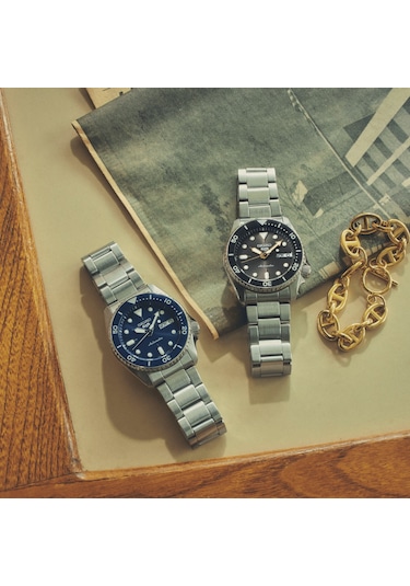 Seiko5 - 38mm Srpl77k1 Otomatik Erkek Kol Saati Metalik