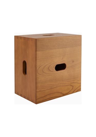 Cassina Cabanon Kestane Tabure Le Corbusier Üst Segment Tasarımı Kahverengi