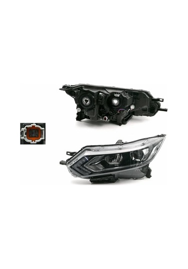 Qashqai Sol Far Motorlu 2017-2021 Makyajlı