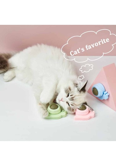 Tineke Catnipli Yenilebilir Kedi Nanesi Otu Yalama Oyun Topu Oyuncağı Yengeç