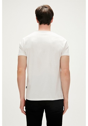 Bad Bear 23.01.07.037-C04 Oneway Erkek T-shirt - Beyaz