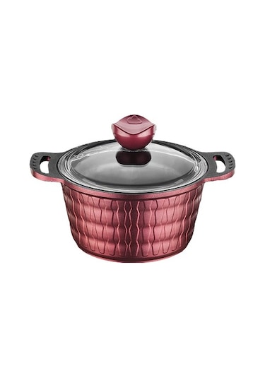 Brillant Sirius 7 parça Granit Tencere Tava Seti - Kırmızı