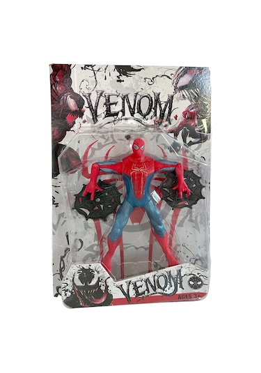 Spiderman Örümcek Adam Venom Seri Işıklı Karakter 17 CM