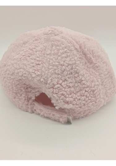 Kadın Kışlık Merinos Kep Şapka Pembe