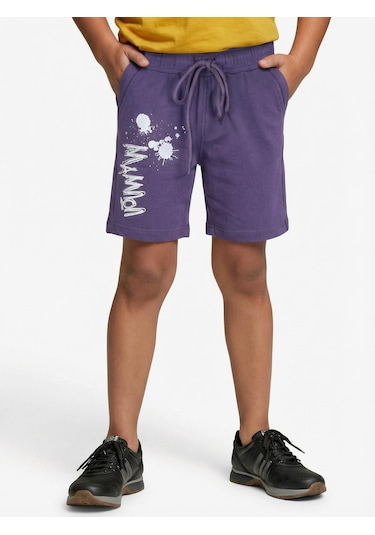 Xo Kids Erkek Çocuk Şort 1-5 Yaş 8277 Mor
