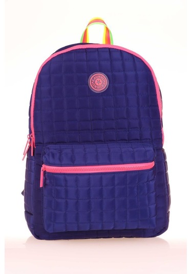 Kaukko Quilted Sırt Çantası Navy Blue K1773