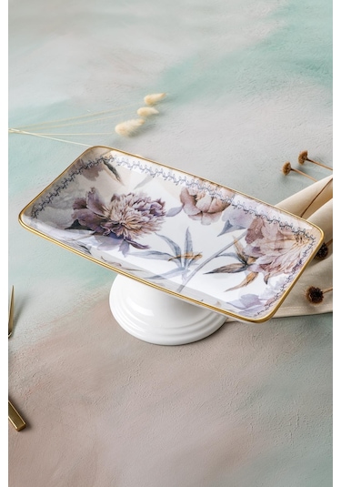 Nova Ayaklı Sunum Tabağı - 28 Cm