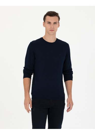 Pierre Cardin Erkek Lacivert Triko Kazak 50270054-vr033 Lacivert