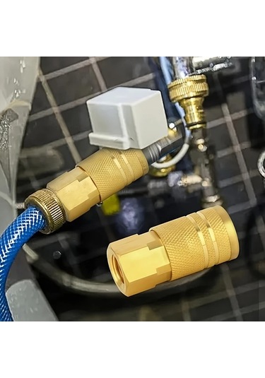 Dashanshop 1/4 Npt Endustriyel Hava Koppuru Bayan Baslik Hizli Baglanti 5li Set