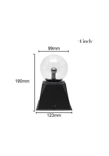 Yenilik Sihirli Kristal Plazma Topu Dokunmatik Lamba 220 V Led Gece Lambası Çocuk Gece Lambası Doğum Günü Noel Çocuk Dekor Hediye Aydınlatma 4in Diğer