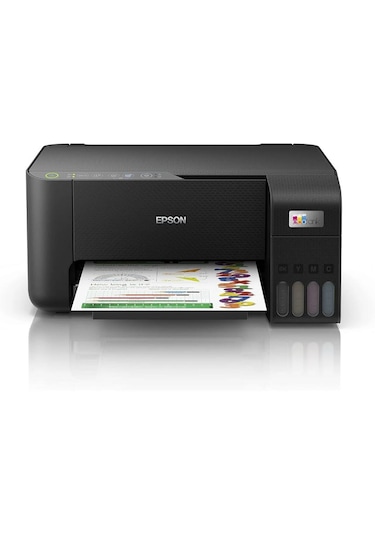 Epson EcoTank L3250 Wi-Fi + Tarayıcı + Fotokopi Renkli Çok Fonksiyonlu Tanklı Mürekkep Püskürtmeli Yazıcı