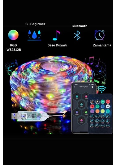 Yeni Nesil Sese Duyarlı Telefon Ve Kumanda Kontrollü Magic Led -