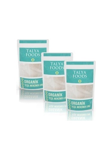 Talya Foods Organik Yeşil Mercimek Unu 500 G
