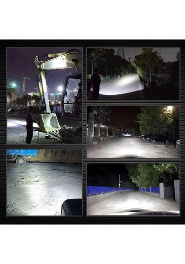 Yaozixa 40w 12-24v Suv Kamyon Led Isık Lambası 4000lm 6000k Beyaz Işık Ip67 Su Geçirmez 3 İnç Kare Faro Tek Adet