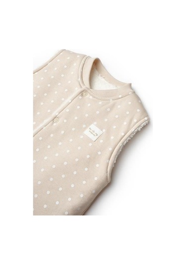 Bebek Yelek %100 Organic Pamuk Yenidoğan Serisi-csy8116 Ekru