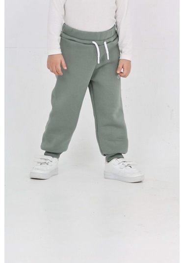 Toontoy Erkek Çocuk T Nakışlı Eşofman Alt Koyu Yeşil