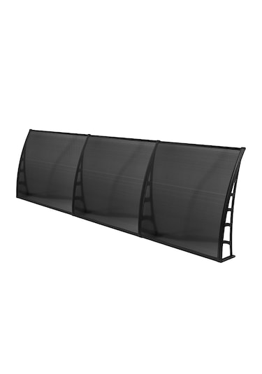 KAPI PENCERE ÜSTÜ PRATİK SUNDURMA 105X360 - SİYAH