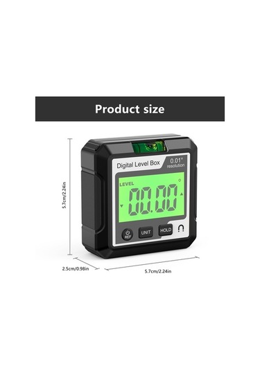 Trendooze Taban. Seviyesi Seviye Ölçer Manyetik Makineleri Lcd İşleme İnşaat İle İçin Elektronik Dijital Baloncuk Aracı, Aracı Ahşap Açı Lt