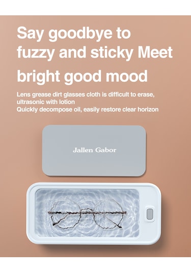 Dianziye Portatif Ultrasonik Temizleyici: Gözlük, Mücevher, Saat Temizliği - Pembe Pilli, Hızlı Yaka Giderici, Basit Kontrol