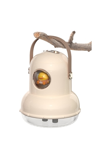 Icarer Ailesi If-js01 Usb Şarjlı Masaüstü Gece Lambası Çift Püskürtmeli Nemlendirici, Renk: Bej Oyuncak Bebek