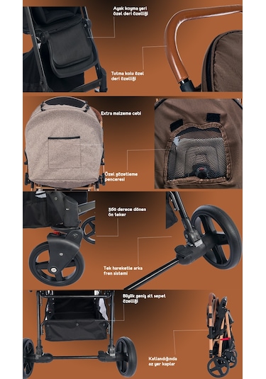 Baby Home 810 XTİ Çift Yönlü Bebek Arabası