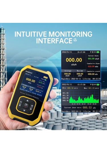 Fnirsi Gc-01 Nükleer Radyasyon Test Cihazı Dedektörü