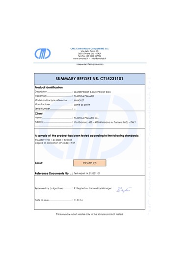 Panaro Max 002t Sızdırmaz Bölmeli Kutu 230 175 53mm.
