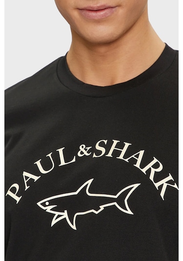 Paul & Shark Erkek T Shirt 24411032 011 Siyah SIYAH Siyah