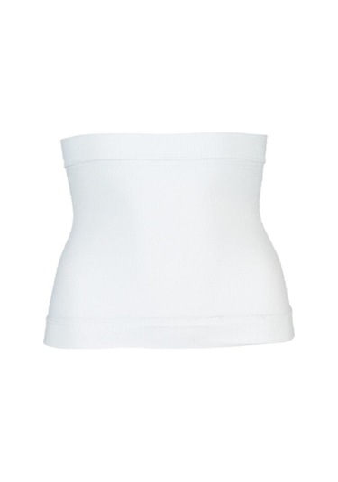 Kadın Beyaz Bel Korsesi Beyaz
