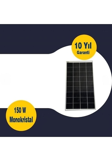 Gesper Energy 150w Watt Monokristal Güneş Paneli 12v 36 Hücre