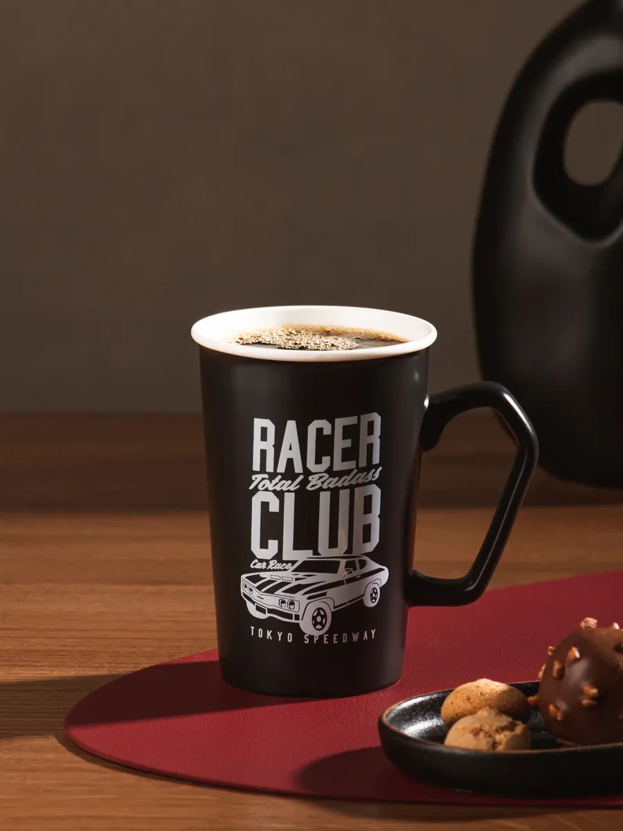 Lefard Men's Club Çay Ve Kahve Fincanı 420 Ml, Porsel 322137339 Siyah