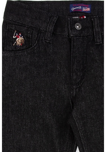 U.s. Polo Assn. Erkek Çocuk Siyah Pantolon Jean 50316676-dn0027 Black