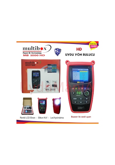 Multibox Mb-2000 Hd Uydu Yön Bulucu - Renkli Ekran