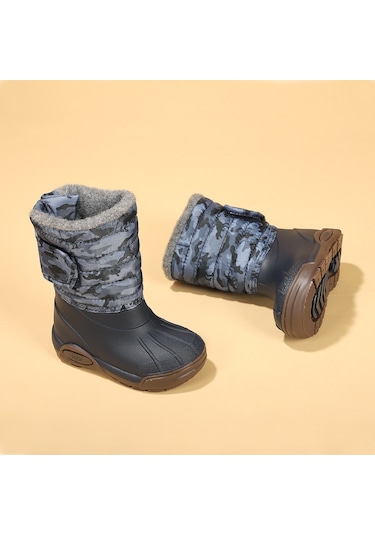 Igor W10210 Topo Ski Camo Erkek Çocuk Su Geçirmez Yağmur Kar Botu (450376755) Çok Renkli