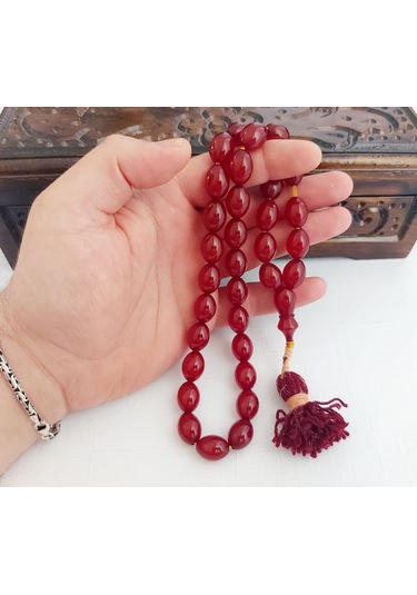 Mercan Bağa Tesbih... Ölçü: 11,90 X 15,50