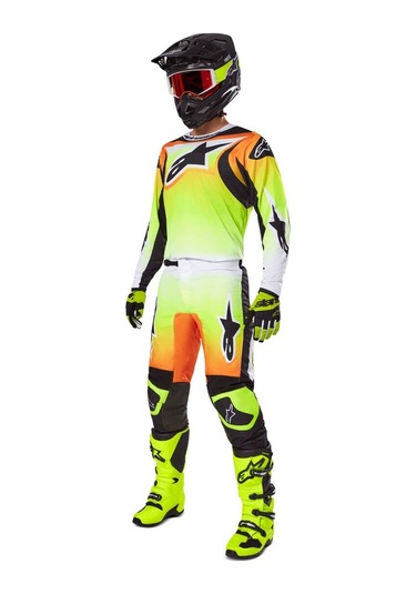 Alpinestars Fluid Wurx Kros Motosiklet Jerseyi Sarı Siyah