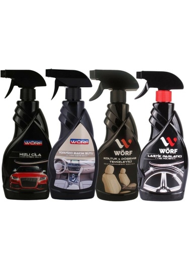 Wörf 4'lü Oto Bakım Seti
