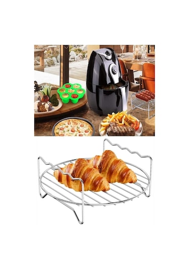 Xxl Airfryer Izgara Teli Teli Paslanmaz Çelik Çift Katmanlı X
