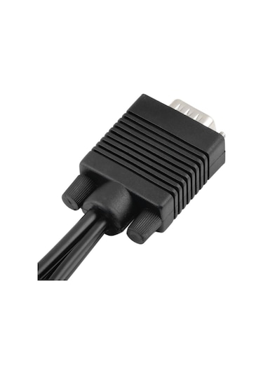 VGA SVGA S Video 3 RCA Dönüştürücü AV Kablo Adaptörü