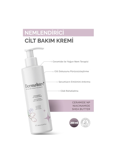 Dermaluire Nemlendirici Cilt Bakım Kremi 200 ML