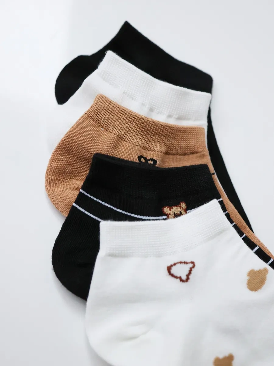 "new Fashıon" Kısa Pamuklu Çorap Seti 336963906 Bej